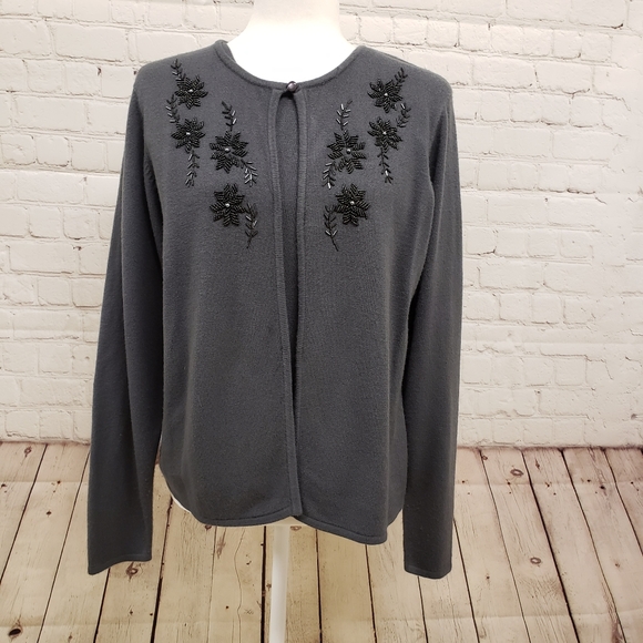 T.R. Bentley Cardigan with Attached Tank - Picture 1 of 8